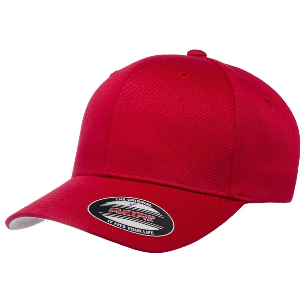 Flexfit Childrens/Kids Wooly Combed Cap / Red